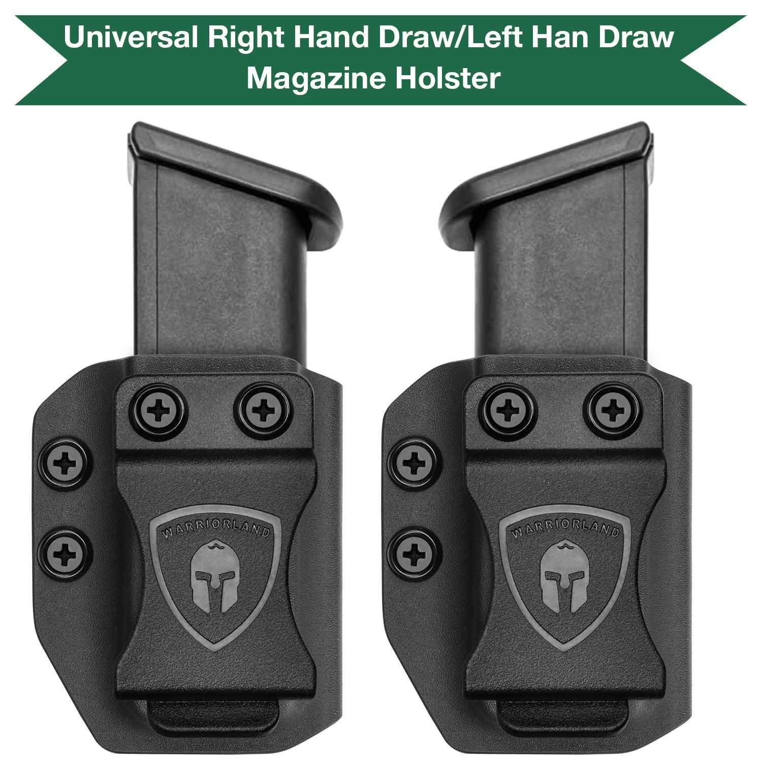 Kydex 9mm .40 .45ACP Universal Mag Carrier IWB OWB Magazine Holster Single Double Stack | WARRIORLAND