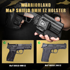 IWB Kydex Holster with Claw Attachment and Optic Cut Fit Smith & Wesson M&P Shield 9mm EZ / .380 EZ Pistol, Inside Waistband Appendix Carry M&P 9mm Shield EZ Holster, Adj. Cant & Retention|WARRIORLAND - WARRIORLAND