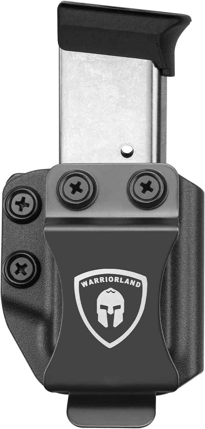 Universal Mag Carrier IWB OWB with 1.75 Inch Steel Clip 9mm/.40/.45ACP/.380 Single Double Stack