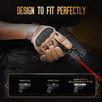 WARRIORLAND Red Laser Sight Tailored Fit Taurus G2C /G3C / PT111 Millennium G2 / PT140/Taurus G3, Ultra Compact G2C Beam Sight, Gun Sight with Ambidextrous On/Off Switch & Power Indicator, WLS-101 - WARRIORLAND