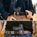 Glock 19/19X IWB Holster with Claw, Metal Belt Clip Holster, 0.06 inch Kydex | Right/Left Hand