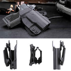 Taurus GX4 OWB Kydex Paddle Holster Appendix Open Carry Fully Trigger Guard with Red Dot Optics Cut | WARRIORLAND