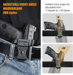 WARRIORLAND IWB Kydex Holster Compatible with Beretta APX Full Size Adjustable Cant & Retention Concealed Carry Posi-Click Lock Right Hand - WARRIORLAND