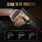 Red Laser Sight Tailored Fit G42 / G43 / G43X / G48, Ultra Compact G43 Beam Sight, Gun Sight with Ambidextrous On/Off Switch & Power Indicator, WLS-105|WARRIORLAND - WARRIORLAND