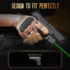 WARRIORLAND Green Laser Sight Fit M&P 9mm / 380 Shield EZ with Kydex Holster, First Green Beam Sight with Power Indicator, M&P 9mm Shield EZ Laser with IWB Holster, WLS-159G w/MP Shield 9 EZ Holster - WARRIORLAND