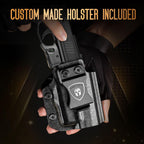 WLS-103G Laser Sight and Kydex Holster Combo Tailored Green Fit Sig Sauer P365 / P365X / P365XL, Ultra Compact P365 Beam Sight, Gun Sight with Ambidextrous On/Off Switch & Power Indicator|WARRIORLAND - WARRIORLAND