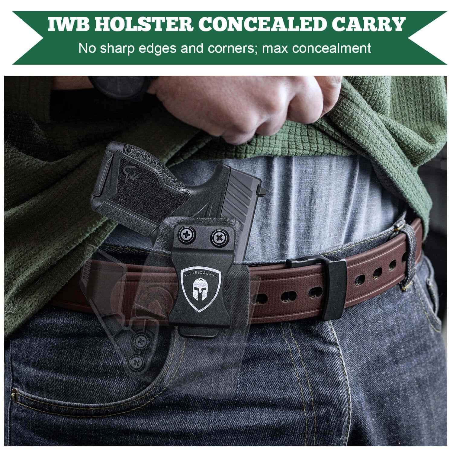 Taurus GX4 IWB Kydex Holster with Claw Red Dot Optics Cut Trigger Guard Holsters for Fat Guys | WARRIORLAND