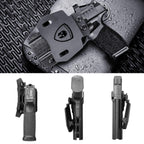 Hellcat Pro Holster OWB Kydex Holster Optics Cut: Springfield Armory Hellcat Pro & Hellcat Pro OSP Pistol, Outside Waistband Open Carry OSP Holster with 1.75 Inch Paddle, Adj. Retention & Cant, Right|WARRIORLAND - WARRIORLAND