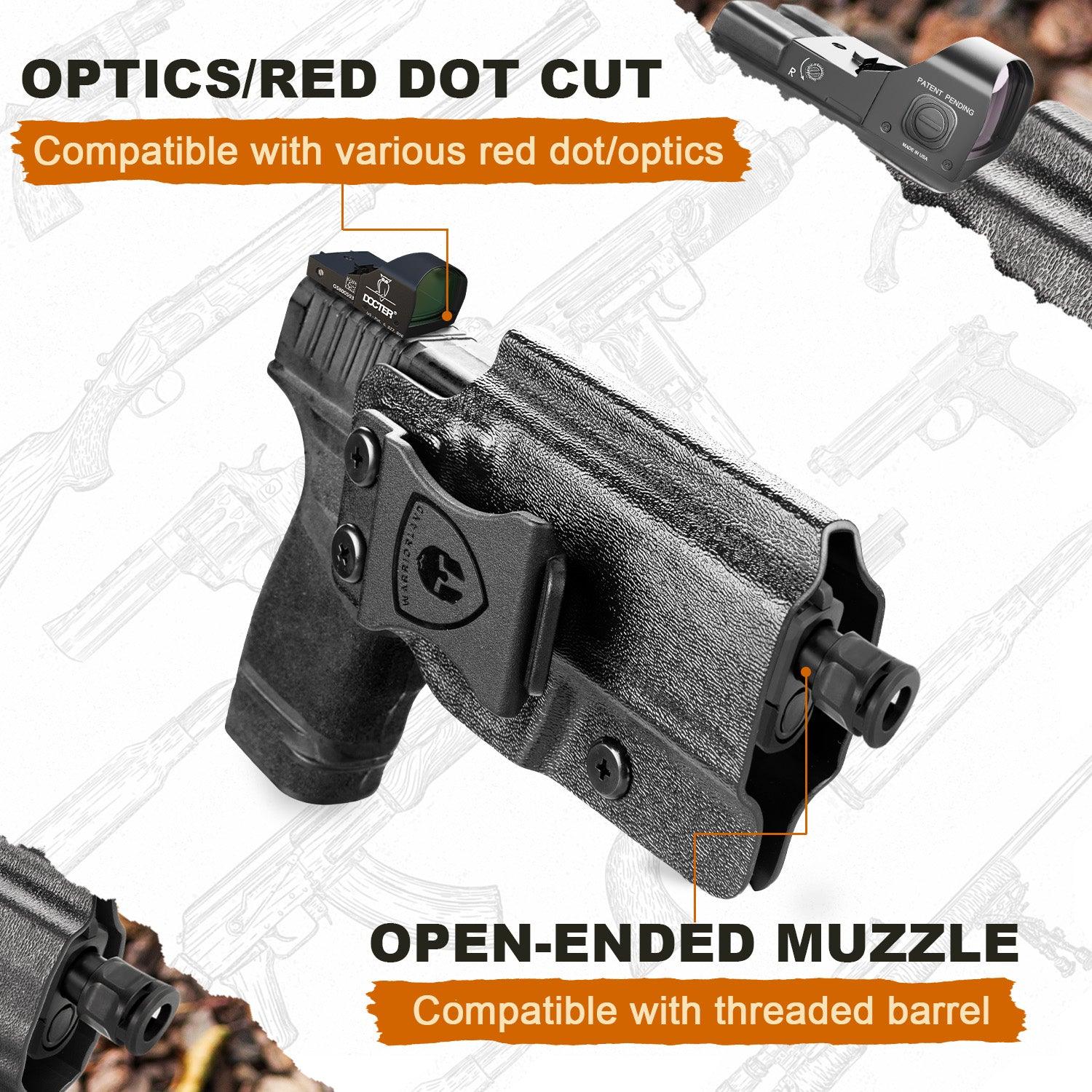 Springfield Hellcat Pro Holster IWB Kydex Holster ,Adj. Retention & Cant, Right/Left Hand Optional|WARRIORLAND - WARRIORLAND