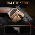 WARRIORLAND Red Laser Sight Fit M&P 9mm / 380 Shield EZ with Kydex Holster, First Red Beam Sight with Power Indicator, M&P 9mm Shield EZ Laser with IWB Holster, WLS-159 w/MP Shield 9 EZ Holster - WARRIORLAND