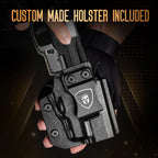 WLS-101G Green Laser Sight and Kydex Holster Combo Tailored Fit Taurus G2C/G3C/PT111 Millennium G2/PT140, Ultra Compact G2C Beam Sight, Gun Sight with Ambidextrous On/Off Switch & Power Indicator|WARRIORLAND - WARRIORLAND