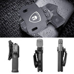 OWB Holster Optics Cut Fit Ruger LCP Max Pistol, Outside Waistband Open Carry Max .380 Holster with 1.75 Inch Paddle, Adj. Retention & Cant, Right Hand|WARRIORLAND - WARRIORLAND