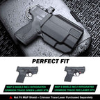 Level II Retention Thumb Release OWB Holster M&P 9 SHIELD M2.0 INTEGRATED CRIMSON TRACE RED/GREEN LASER NTS-Incompatible with any Laser/Light