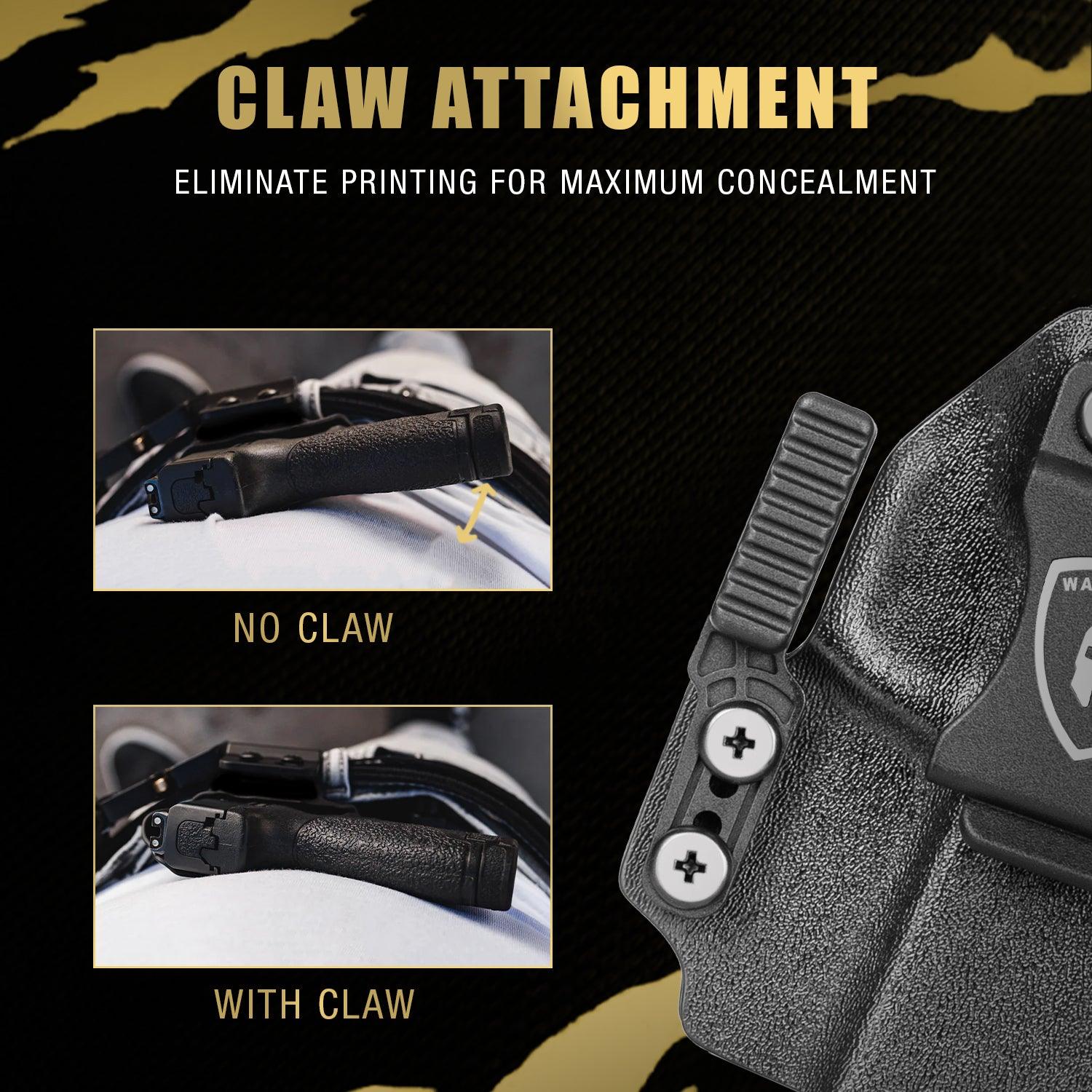 Hellcat Pro Holster IWB KYDEX Holster w/Claw & Optic Cut, Right Hand |WARRIORLAND - WARRIORLAND