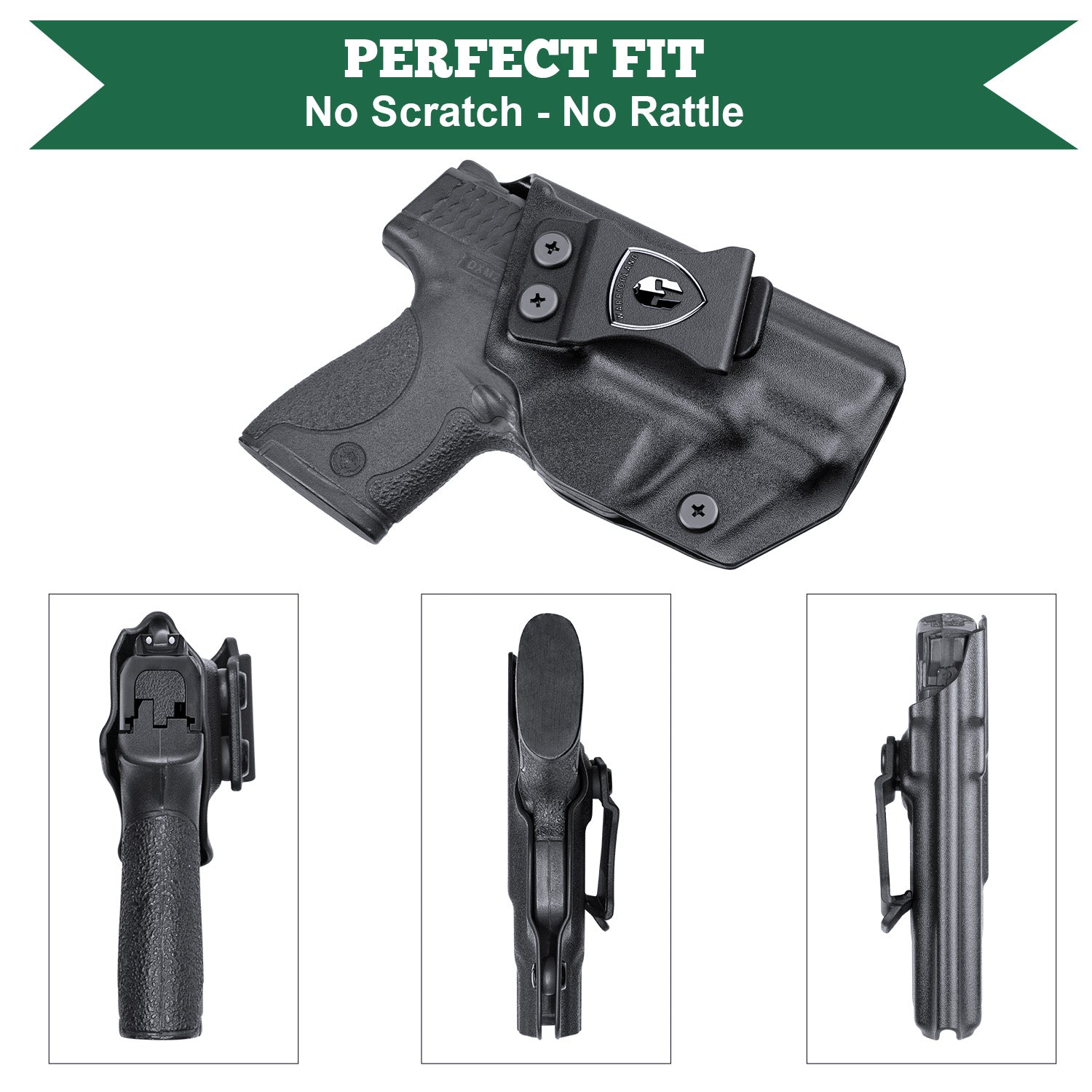 IWB Holster Fit M&P Shield 9mm &Smith & Wesson .40 3.1’’ M&P Shield M2.0 Compact Warriorland - WARRIORLAND