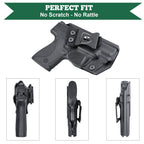 IWB Holster Fit M&P Shield 9mm &Smith & Wesson .40 3.1’’ M&P Shield M2.0 Compact Warriorland - WARRIORLAND