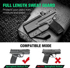 WARRIORLAND IWB Kydex Holster Optic Cut & Claw Compatible with Springfield Hellcat Pro, Inside Waistband Conceal Carry, Adj. Cant and Retention, Right Hand - WARRIORLAND