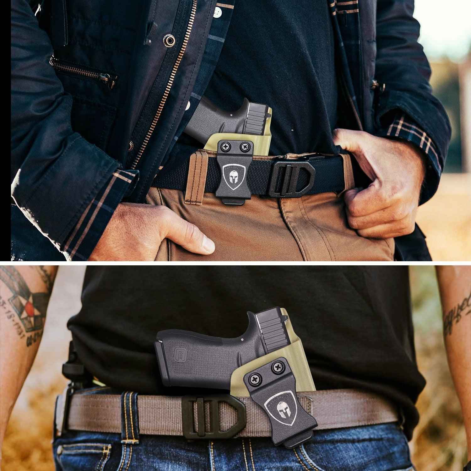 9mm Springfield Armory Hellcat / Pro Tan 9mm Inside Waistband Holster Kydex  Right / Left Handed | WARRIORLAND