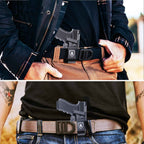 Glock 17 IWB Kydex Holster with Claw, Metal Belt Clip - Optic Ready, 0.06 inch Kydex | Right/Left Hand