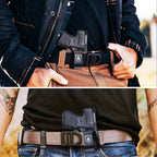 IWB Kydex Holster with Claw for Glock 26, Optic Ready Holster, Metal Belt Clip, 0.06 inch Kydex | Right/Left Hand