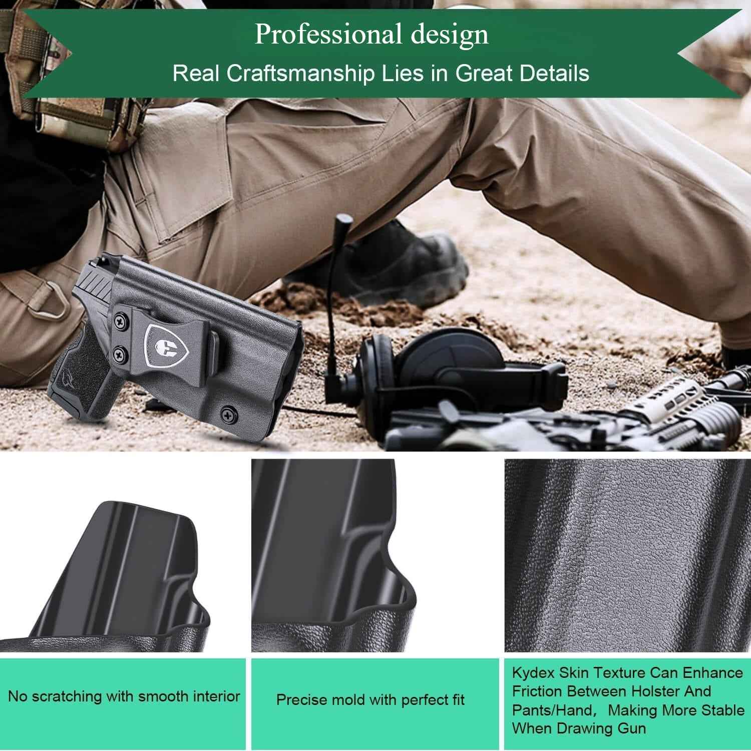 Taurus GX4 IWB Kydex Holster Concealed Carry Right/ Left Handed | WARRIORLAND