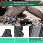 IWB Kydex Holster Glock TLR 6 | Light Bearing Holster for Glock 17, 19, 19X, 22 (Gen 1-4), 31, 32, 45 (Gen 1-5) | Right/Left Handed | WARRIORLAND