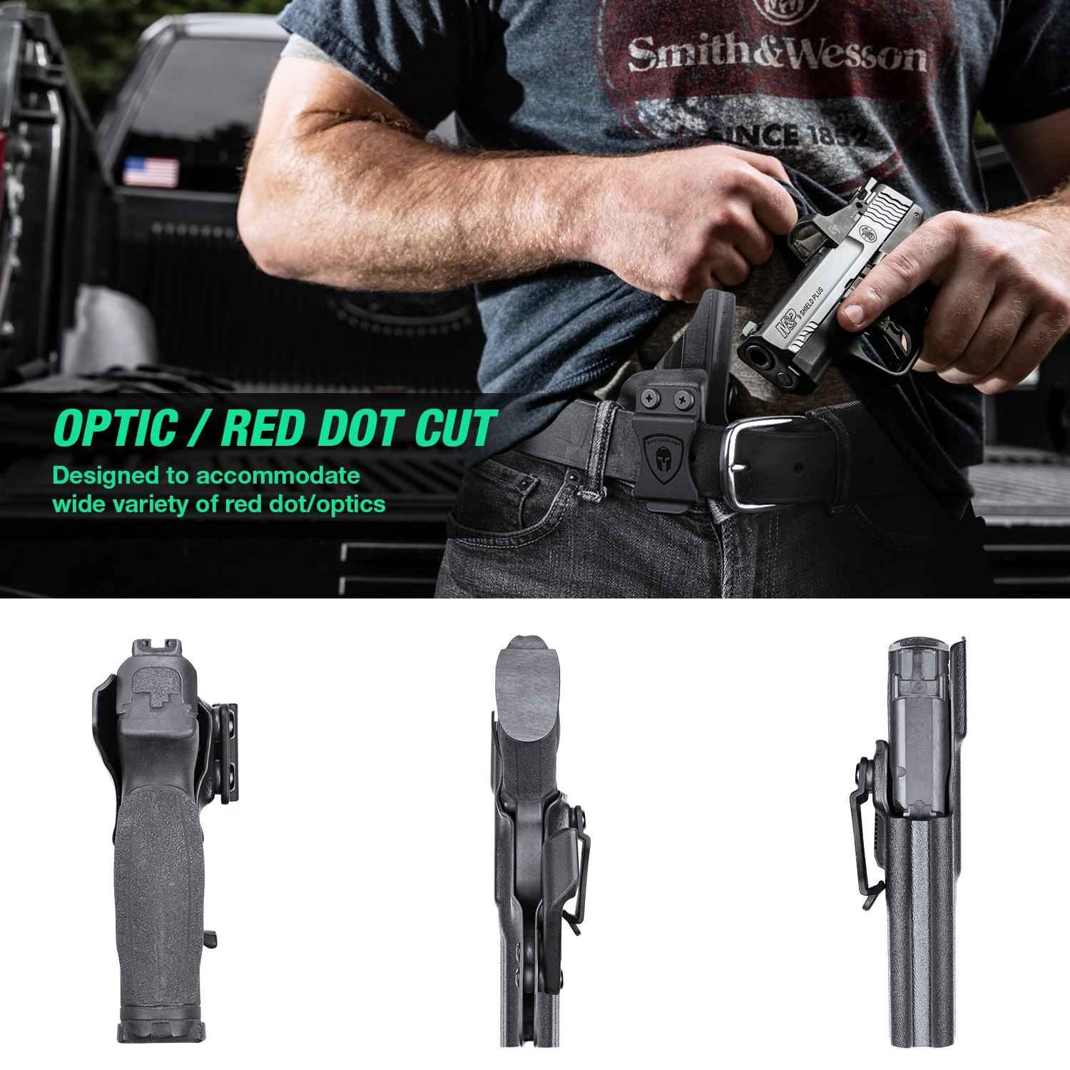 Smith & Wesson M&P 9/.40 Compact/Full Size Kydex IWB Holster with Claw for Fat Guys | WARRIORLAND
