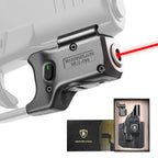 Red Laser Sight Designed to Fit Glock /Glock 48 MOS with Holster Combo, Red Beam Sight with Power Indicator, Custom-Made IWB Kydex Holster Right Hand, WLS-100 w/ G48 MOS Holster|WARRIORLAND - WARRIORLAND