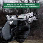 Universal Rail Gun Clip Low Profile Concealed Carry Fit for Gun w/ Rail 3.1 Inch | WARRIORLAND