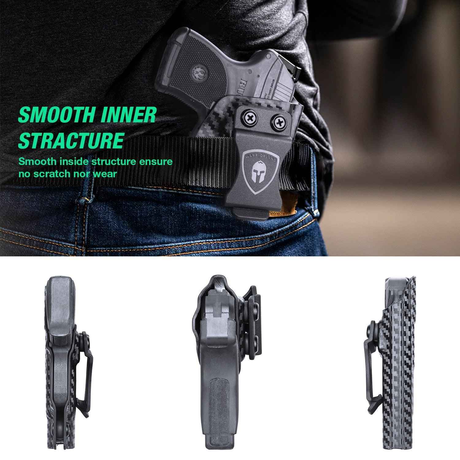 Carbon Fiber Kydex Ruger LCP 2 II Holster IWB | WARRIORLAND