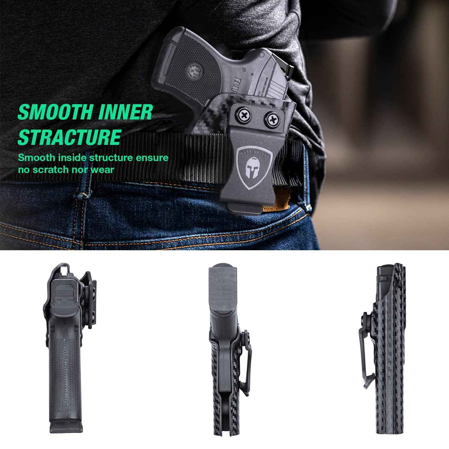 IWB Holster for Glock 43 43x - Carbon Fiber Kydex | WARRIORLAND