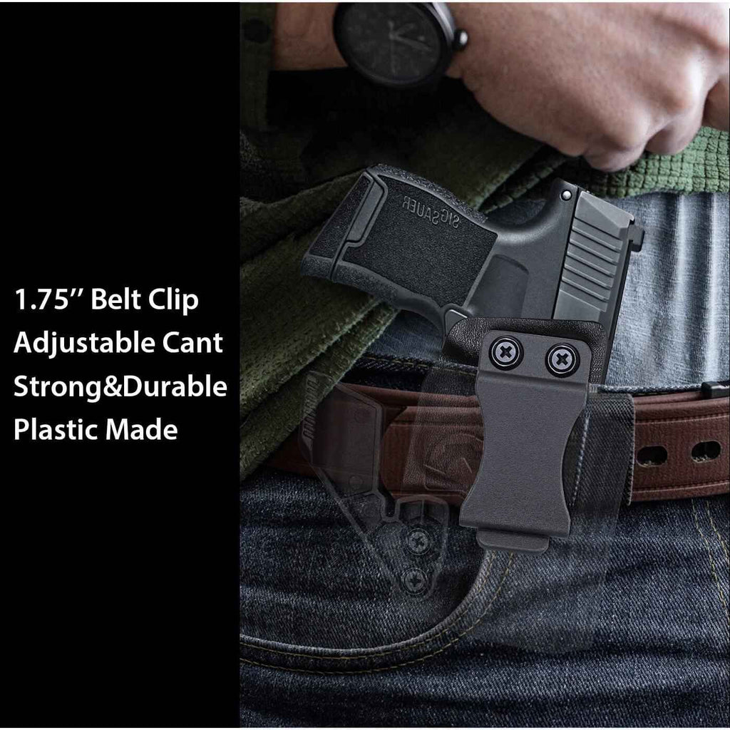 2 Pack 1.75 Inch Holster Belt Clip for IWB OWB Kydex Knife Sheath | WARRIORLAND