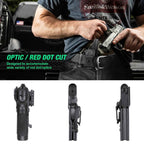Taurus G3 IWB Kydex Holster with Claw Red Dot Optics Cut Concealed Carry Appendix Concealment Trigger Guard Holsters for Fat Guys | WARRIORLAND
