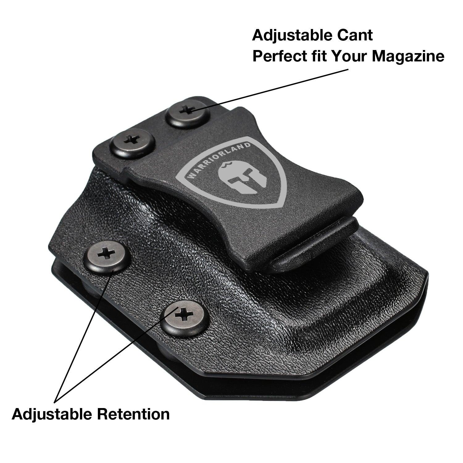 Glock 43X / G43X MOS Mag Carrier IWB/OWB Magazine Holster 9mm/.40 Stack Fit: Glock 43X / 43X MOS Magazine, Not Fit Glock 43|WARRIORLAND - WARRIORLAND