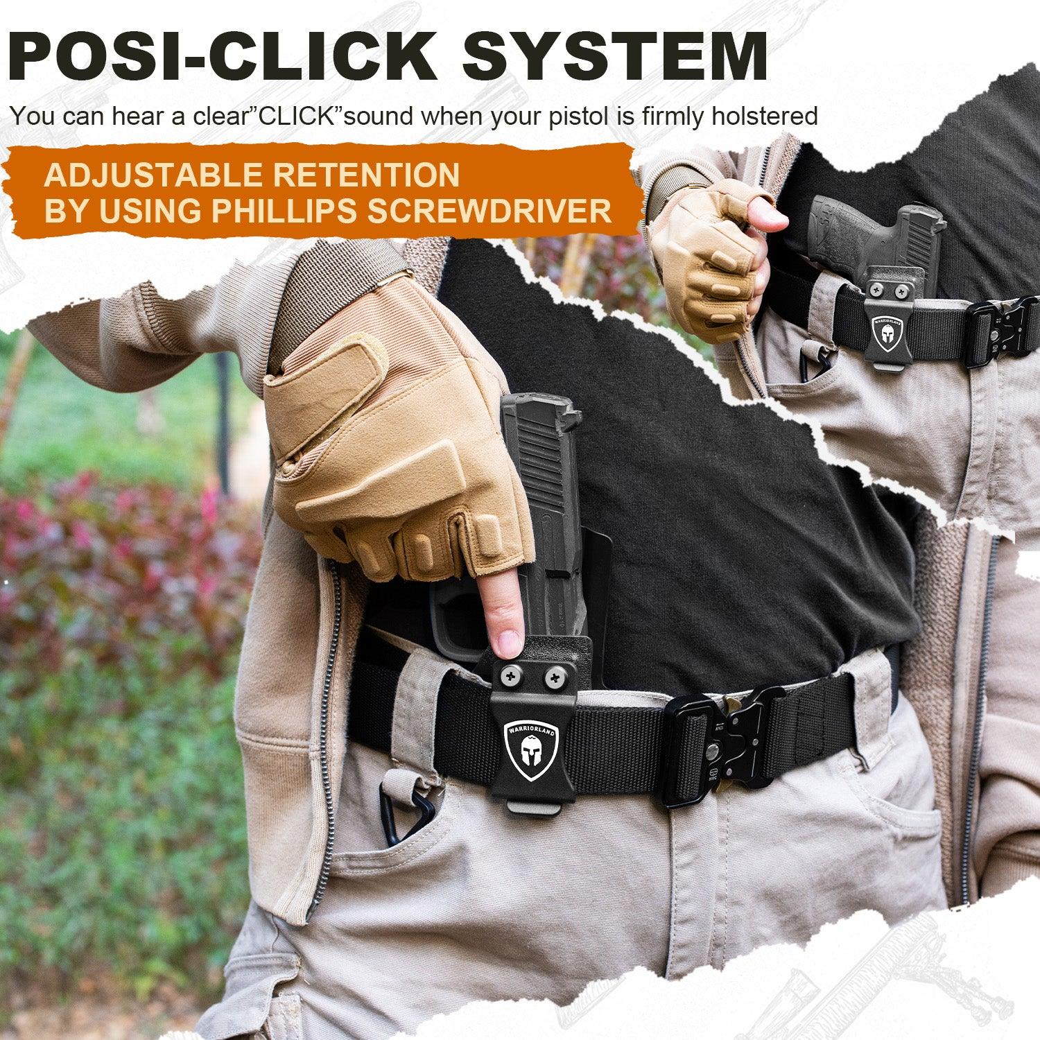 Walther PPS M2 Holster IWB Kydex Holster Optics Cut Fit Walther PPS M2 Pistol, Inside Waistband Appendix Carry PPS M2 Holster, Adj. Retention & Cant, Right Hand|WARRIORLAND - WARRIORLAND