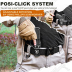 Walther PPS M2 Holster IWB Kydex Holster Optics Cut Fit Walther PPS M2 Pistol, Inside Waistband Appendix Carry PPS M2 Holster, Adj. Retention & Cant, Right Hand|WARRIORLAND - WARRIORLAND