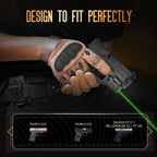 WLS-101G Green Laser Sight and Kydex Holster Combo Tailored Fit Taurus G2C/G3C/PT111 Millennium G2/PT140, Ultra Compact G2C Beam Sight, Gun Sight with Ambidextrous On/Off Switch & Power Indicator|WARRIORLAND - WARRIORLAND