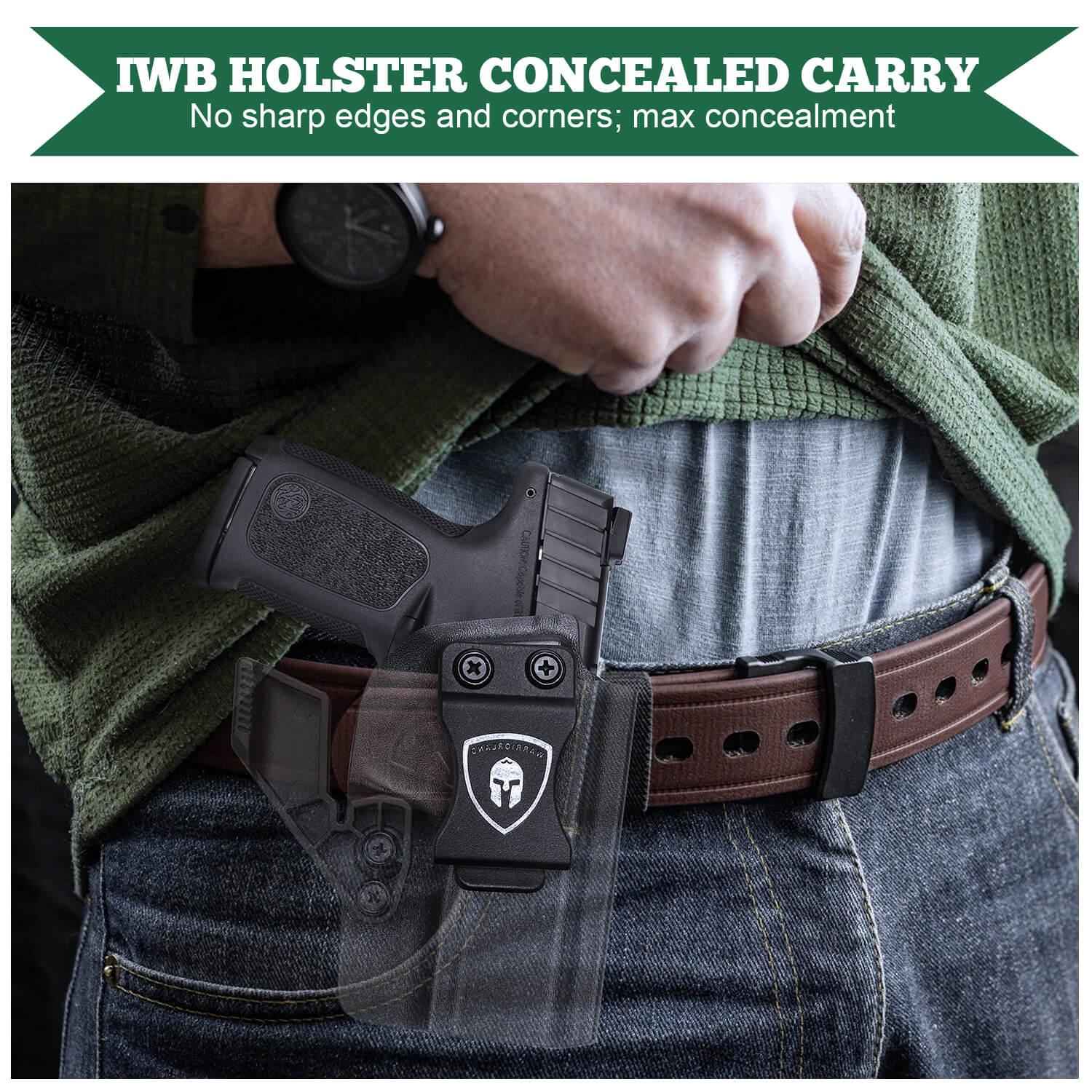 Smith & Wesson SD9 SD40 VE Inside Waistband Concealed Carry Holster with Claw Holsters for Fat Guys | WARRIORLAND