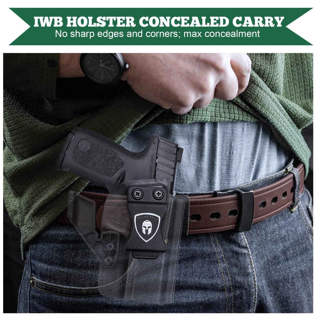 Smith & Wesson SD9 SD40 VE Inside Waistband Concealed Carry Holster with Claw Holsters for Fat Guys | WARRIORLAND
