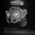 OWB Holster Optics Cut Fit Ruger Max-9 Pistol, Outside Waistband Open Carry Max 9 Holster with 1.75 Inch Paddle, Adj. Retention & Cant, Right Hand|WARRIORLAND - WARRIORLAND