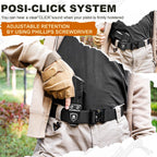 Ruger MAX-9 Holster IWB Kydex Holster Optics Cut: Ruger Max 9 Pistol, Inside Waistband Appendix Carry MAX 9mm Holster, Adj. Retention & Cant, Right/Left Hand Optional|WARRIORLAND - WARRIORLAND