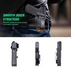 Glock 17 IWB Kydex Holster with Claw, Metal Belt Clip - Optic Ready, 0.06 inch Kydex | Right/Left Hand