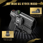 IWB Kydex Holster with Claw Attachment and Optic Cut Fit Smith & Wesson SD9VE & SD40VE Pistol, Inside Waistband Appendix Carry SD9 VE Holster, Adj. Cant & Retention, Right Hand|WARRIORLAND - WARRIORLAND