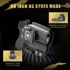 IWB Kydex Holster with Claw Attachment and Optic Cut Fit G26 Gen 1-5 / G27 & G33 Gen 3-4 Pistol, Inside Waistband Appendix Carry G26 Holster, Adj. Cant & Retention, Right Hand|WARRIORLAND - WARRIORLAND