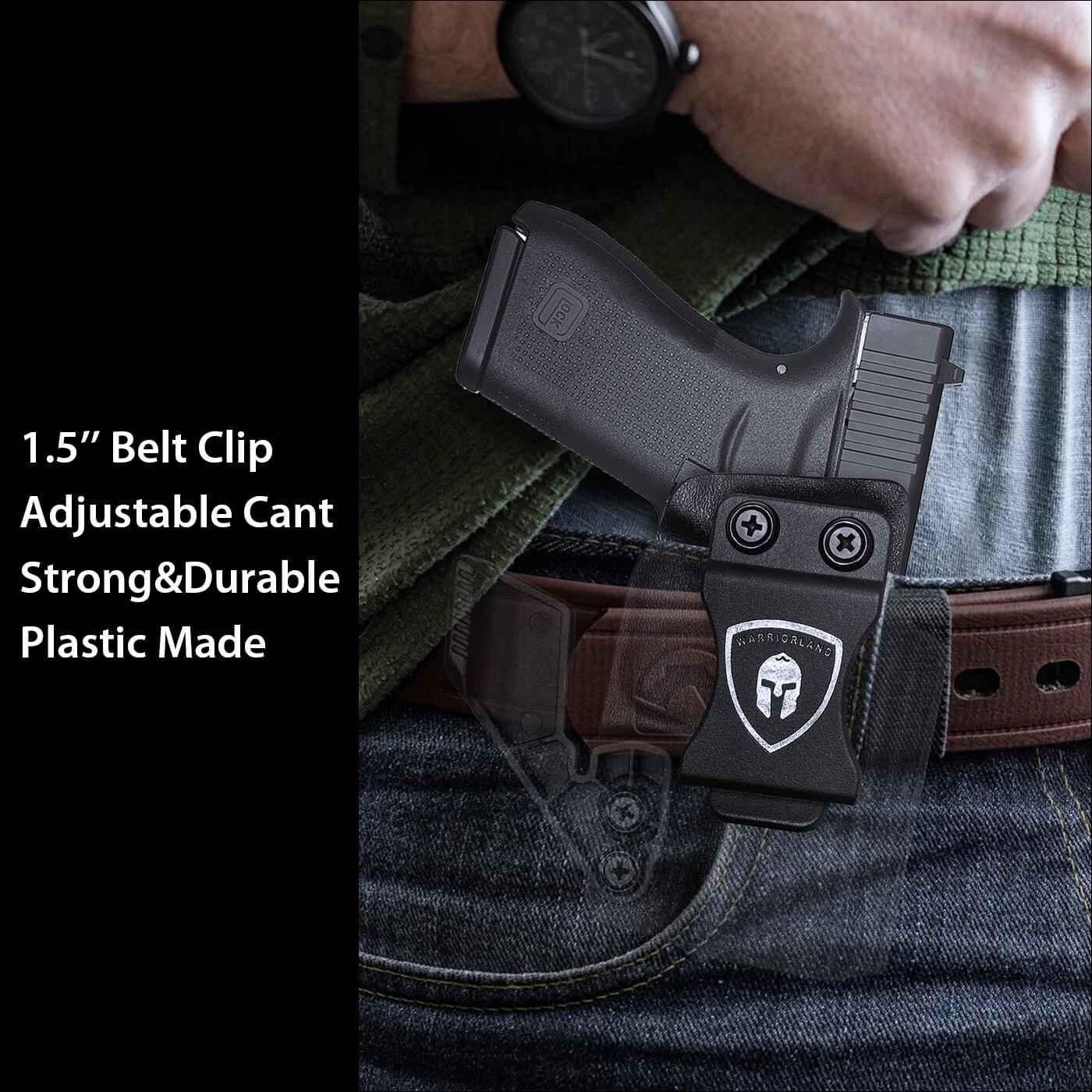 2 Pack 1.5 Inch Holster Belt Clip for IWB OWB Kydex Knife Sheath | WARRIORLAND