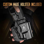 WLS-101 Red Laser Sight and Kydex Holster Combo Tailored Fit Taurus G2C/G3C/PT111 Millennium G2/PT140, Ultra Compact G2C Beam Sight, Gun Sight with Ambidextrous On/Off Switch & Power Indicator|WARRIORLAND