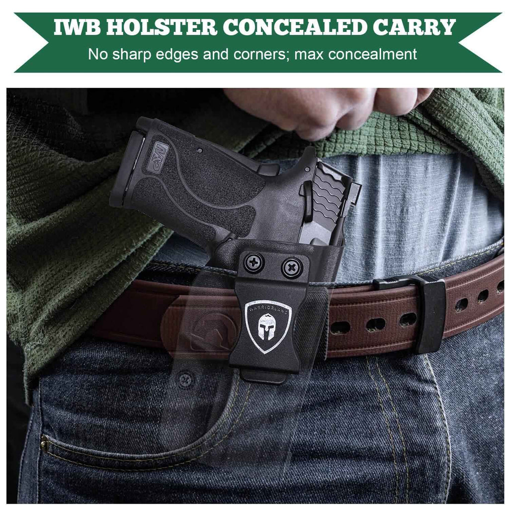 Kydex IWB Holster for Smith & Wesson M&P Shield 9mm EZ Right/ Left Handed | WARRIORLAND