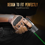 WARRIORLAND Kydex Holster for Gun with Green Laser Light Combo Fit for SCCY CPX1/CPX2 9mm Gen 1-2 Pistol, WLS-107G Laser Beam Sight with Power Indicator & Concealed Carry IWB Right-Hand Holster - WARRIORLAND