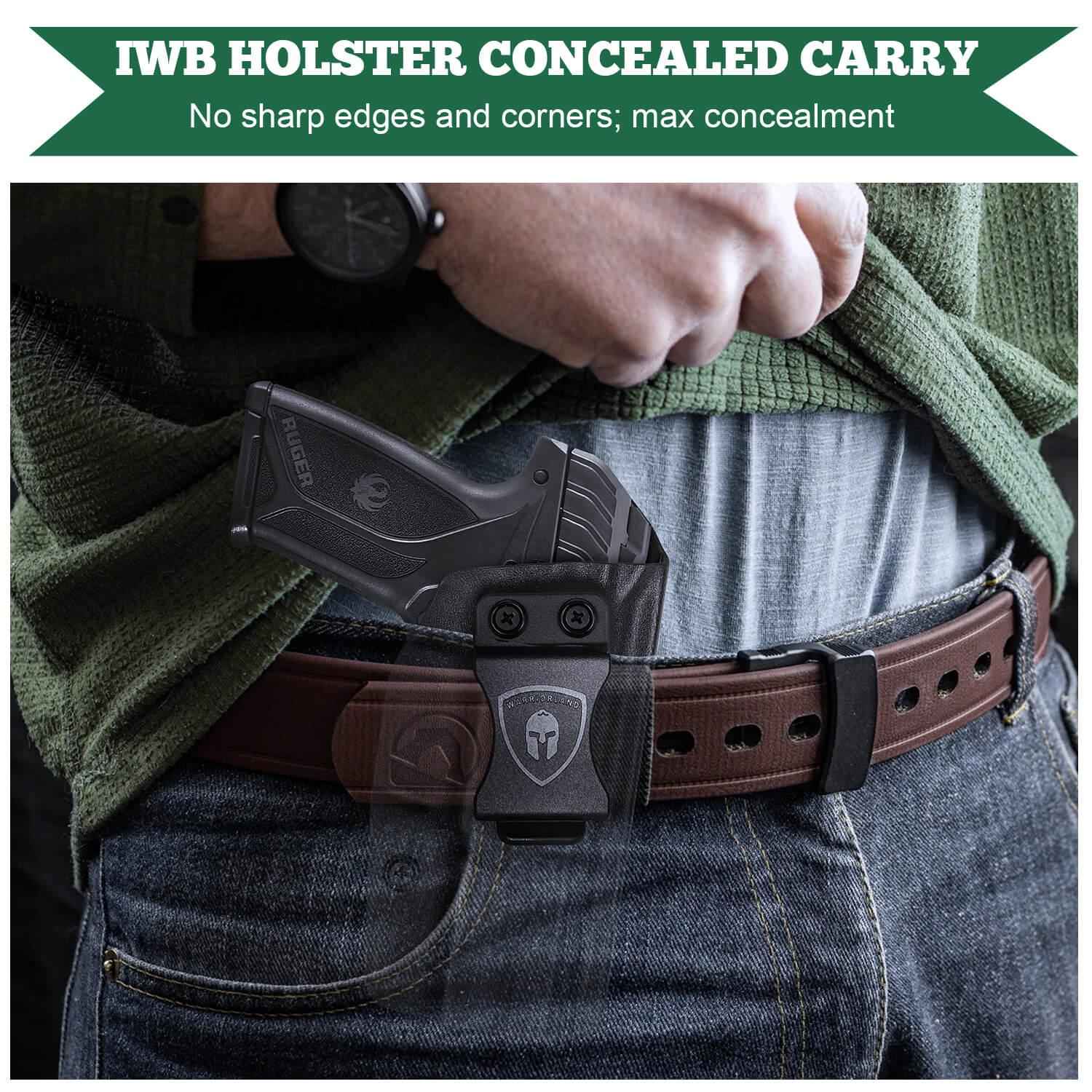 Ruger Security 9mm Compact Holster KYDEX IWB Right/ Left Handed | WARRIORLAND