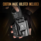 WLS-103 Red Laser Sight and Kydex Holster Combo Tailored Fit P365/P365X/P365XL, Gun Sight with Ambidextrous On/Off Switch & Power Indicator|WARRIORLAND - WARRIORLAND